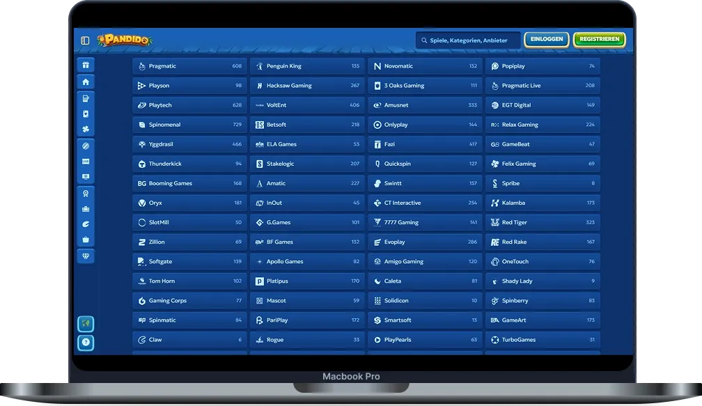 Pandido Casino Software-Provider