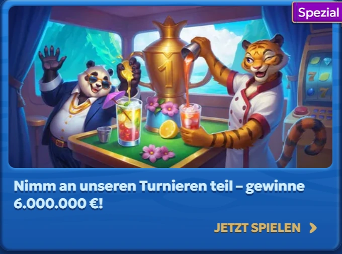 Casino-Turniere mit hohen Gewinnen, Pokal und festlicher Spielszene