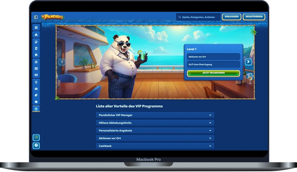 Pandido Casino VIP-Programm